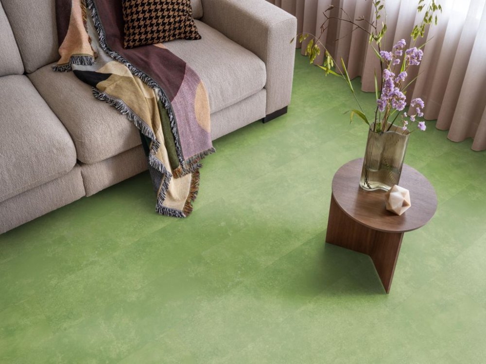 Ambiant Viretto Betonlook Plak PVC groen - Ambiant