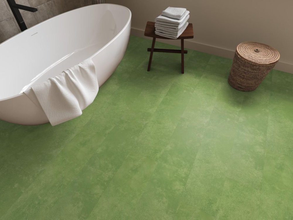 Ambiant Viretto Betonlook Plak PVC groen - Ambiant