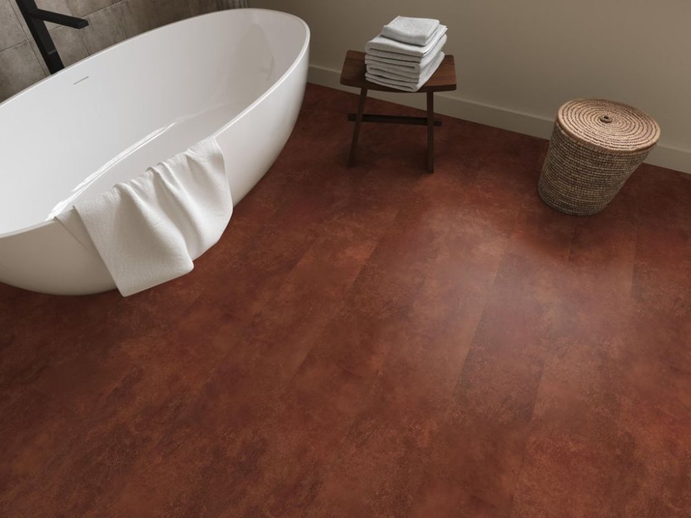 Ambiant Viretto Betonlook Plak PVC oranje - Ambiant