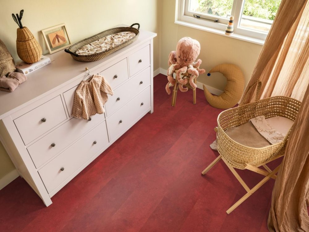 Ambiant Viretto Betonlook Plak PVC rood - Ambiant
