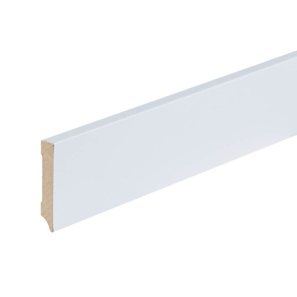 Co-pro folieplint amsterdam wit 70x12 - Ambiant