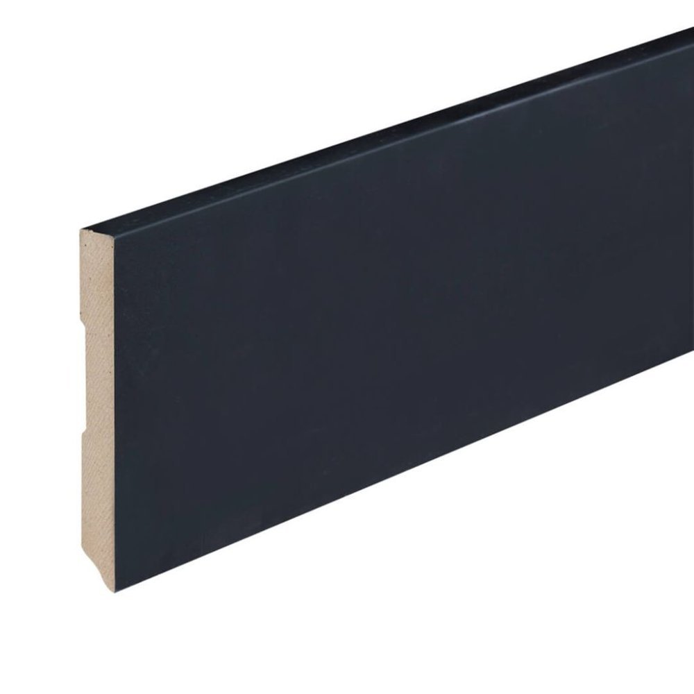 Co-pro folieplint amsterdam zwart 120x15 - Ambiant