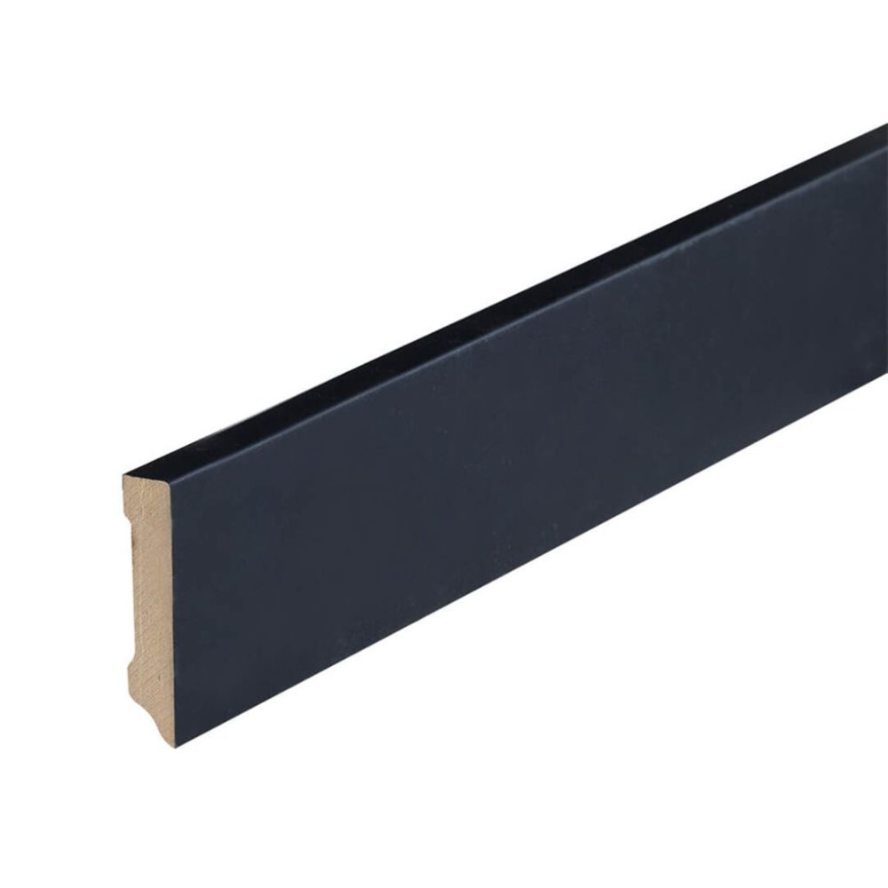 Co-pro folieplint amsterdam zwart 70x15 - Ambiant