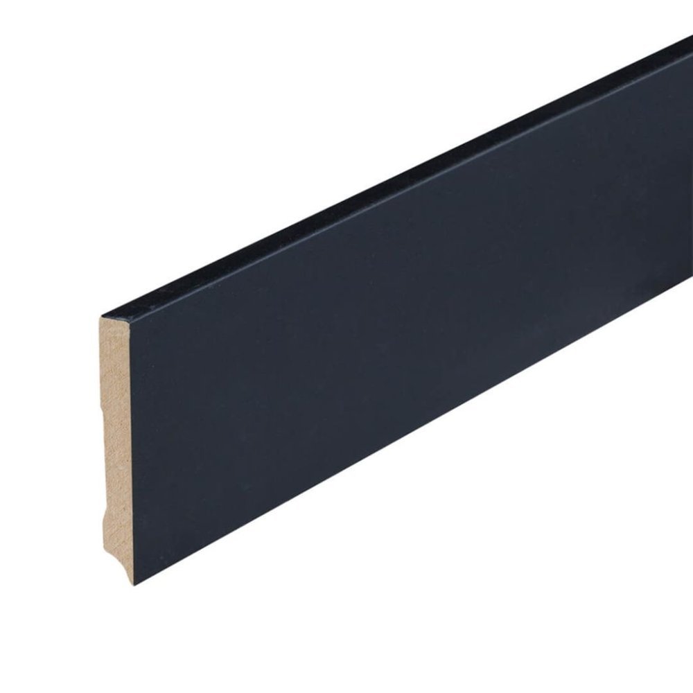 Co-pro folieplint amsterdam zwart 90x15 - Ambiant