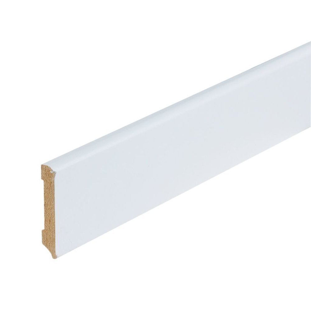 Co-pro folieplint berlijn wit 70x12 - Ambiant