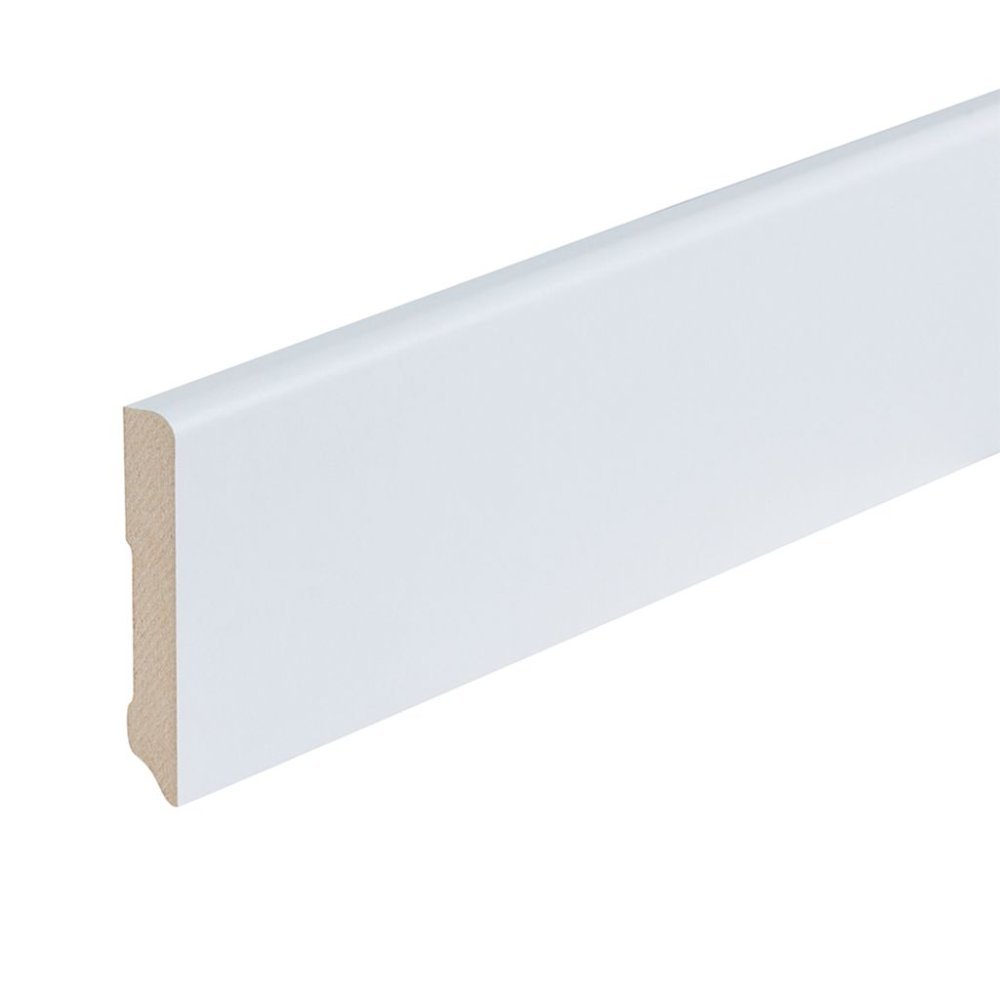 Co-pro folieplint berlijn wit 90x15 - Ambiant