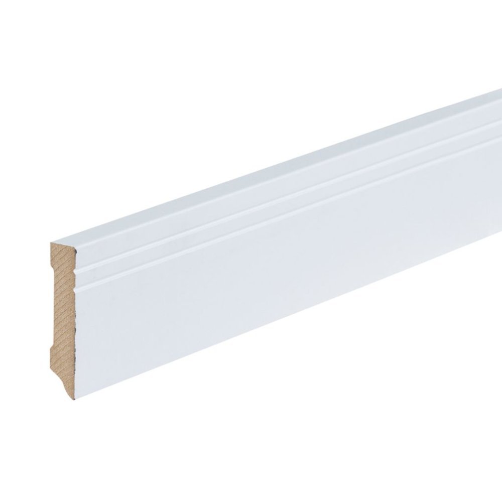 Co-pro folieplint milaan wit 70x15 - Ambiant