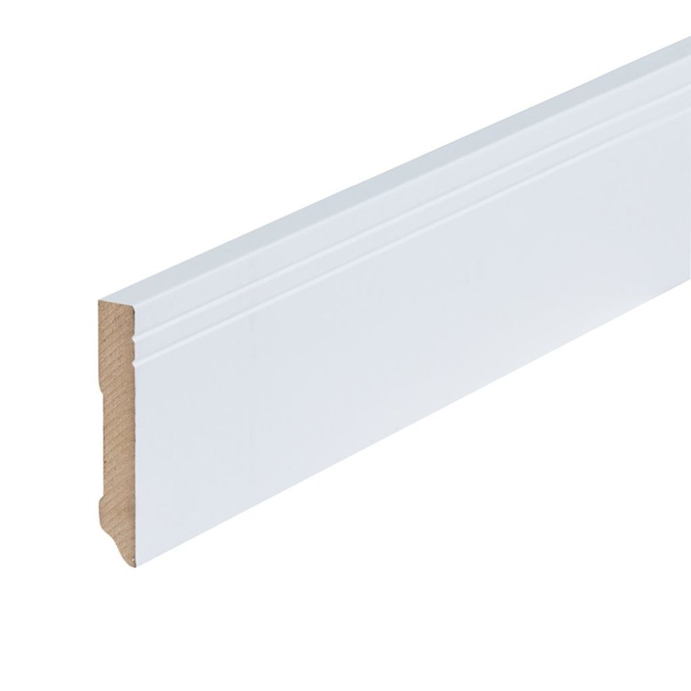 Co-pro folieplint milaan wit 90x15 - Ambiant