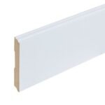 Co-pro folieplint praag wit 120×15
