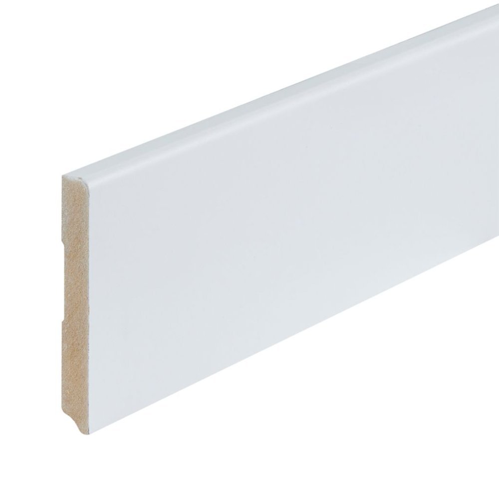 Co-pro gelakte plint berlijn wit RAL 9010 120x15