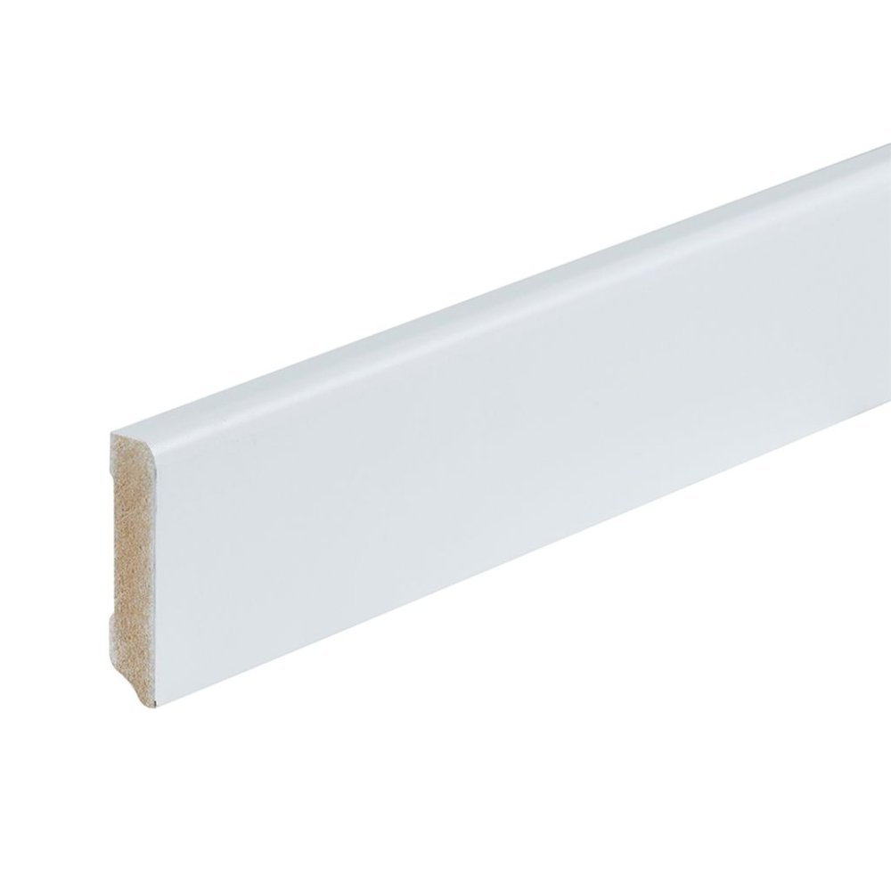 Co-pro gelakte plint berlijn wit RAL 9010 70x15 - Ambiant