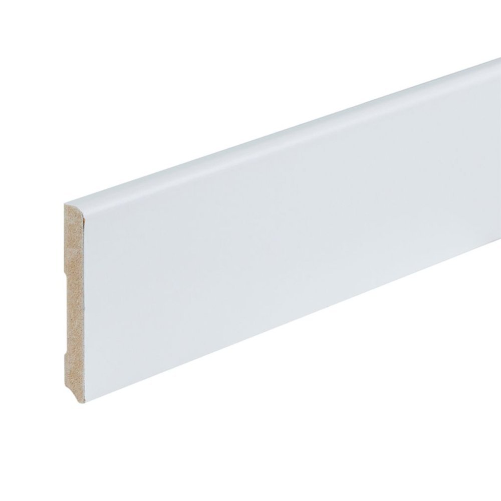 Co-pro gelakte plint berlijn wit RAL 9010 90x12 - Ambiant