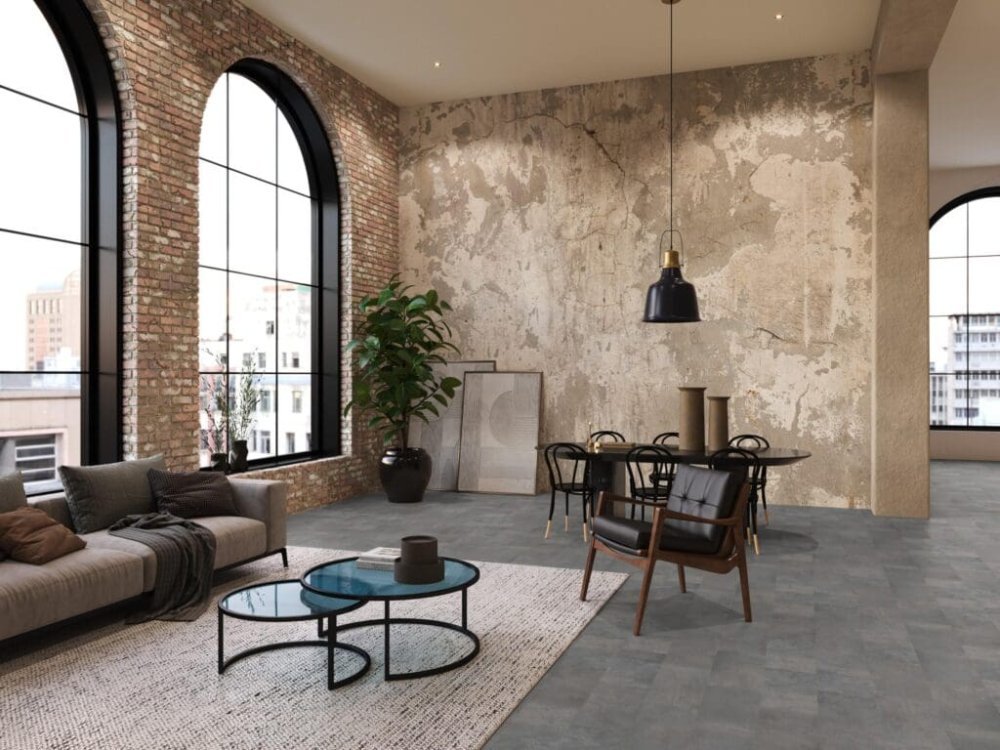 Floorlife Madison Square Aqua Rechte plank Laminaat Grijs - Floorlife