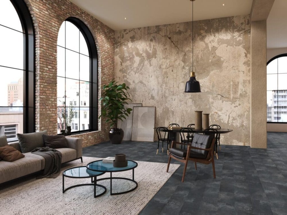 Floorlife Madison Square Aqua Rechte plank Laminaat Grijs - Floorlife