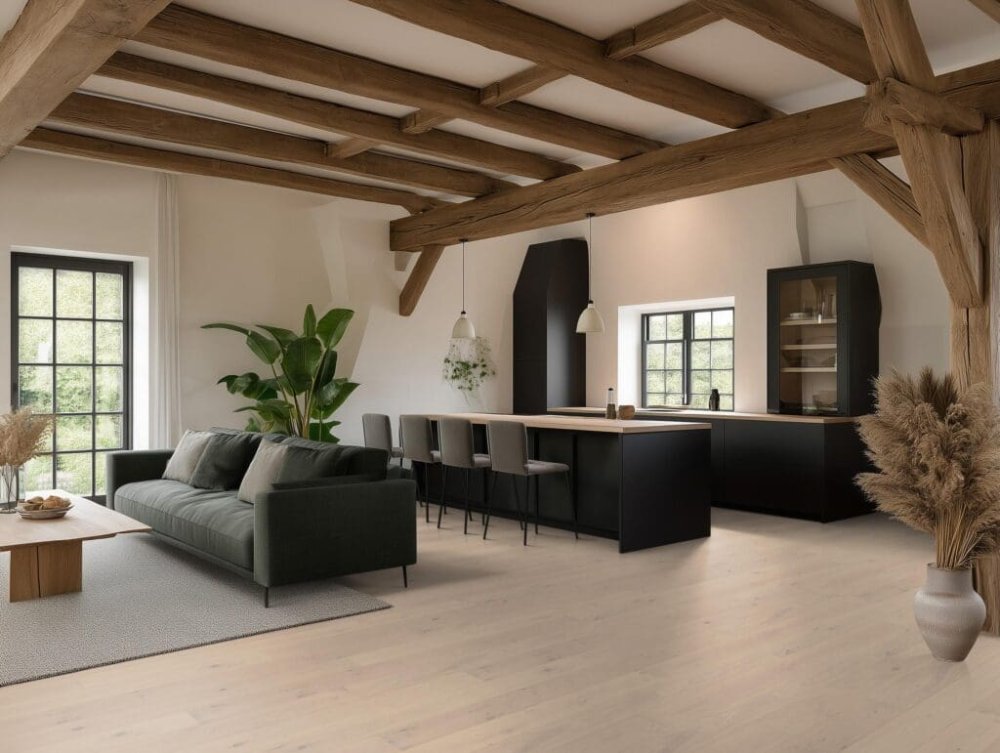 Floorlife Venice Rechte plank Parket Wit - Floorlife