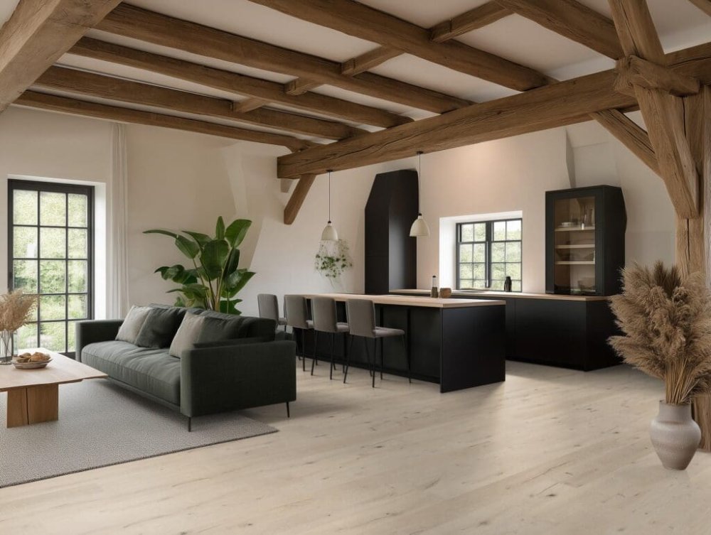 Floorlife Woodland Rechte plank Parket Wit - Floorlife