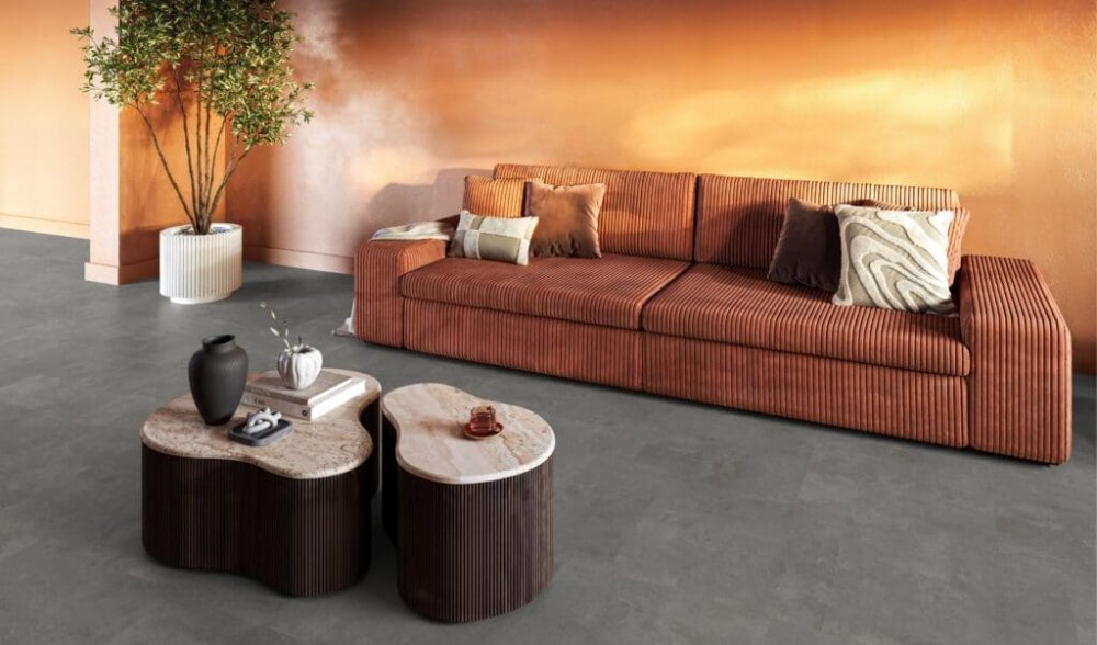 Floorlife Victoria XL Rechte plank Klik PVC Grijs - Floorlife
