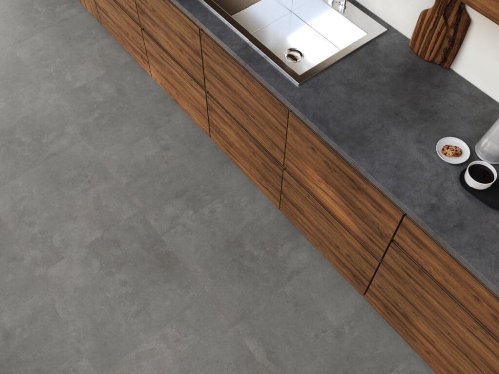 Floorlife Victoria XL Rechte plank Klik PVC Grijs - Floorlife