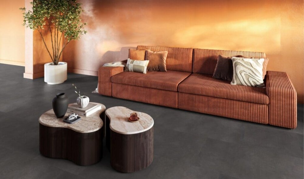 Floorlife Peckham XL Rechte plank Klik PVC Grijs - Floorlife