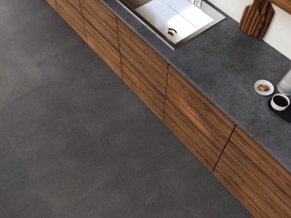 Floorlife Peckham XL Rechte plank Klik PVC Grijs - Floorlife