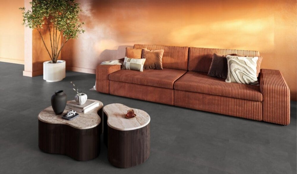 Floorlife Victoria XL Rechte plank Klik PVC Grijs - Floorlife