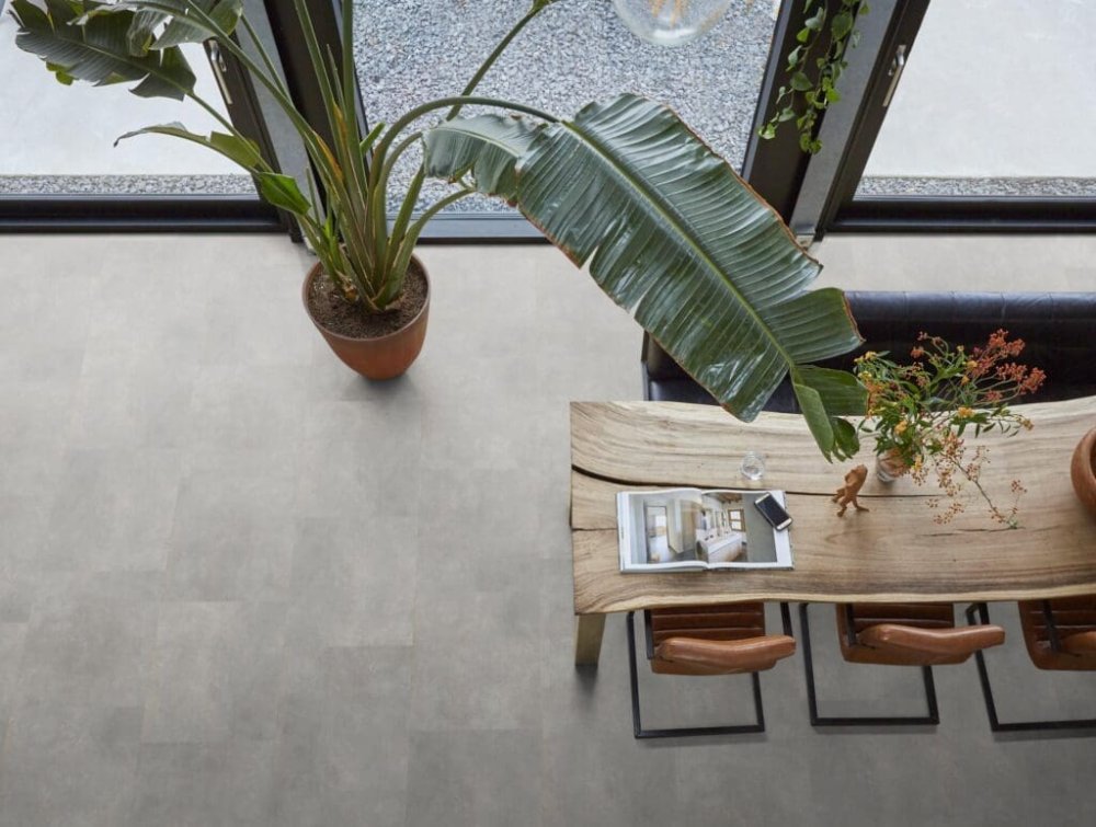 Floorlife Victoria XL Rechte plank Klik PVC Grijs