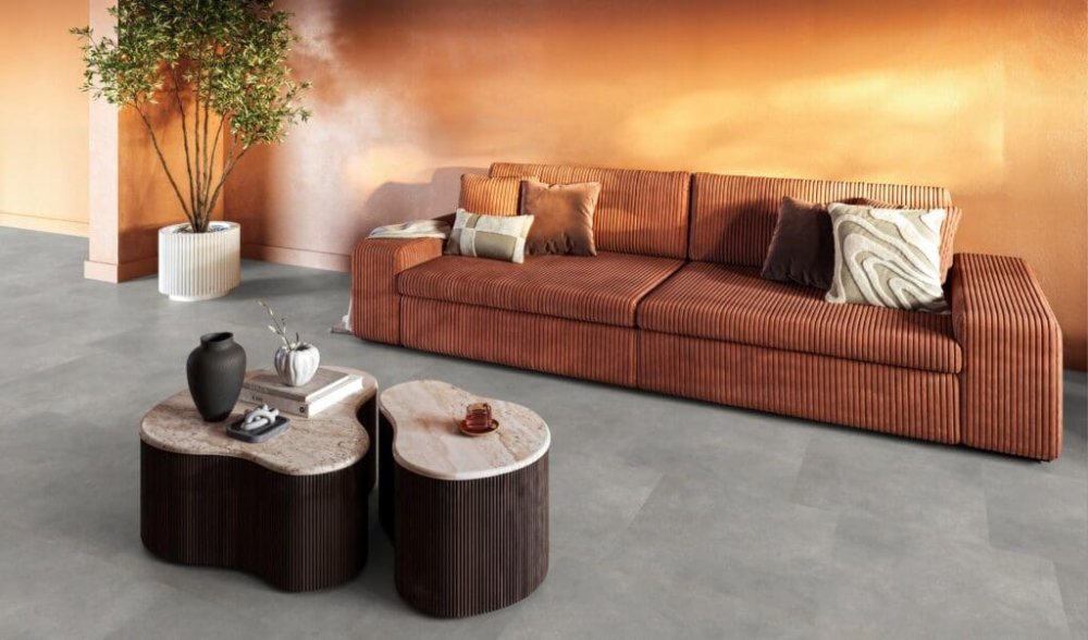 Floorlife Victoria XL Rechte plank Klik PVC Grijs - Floorlife