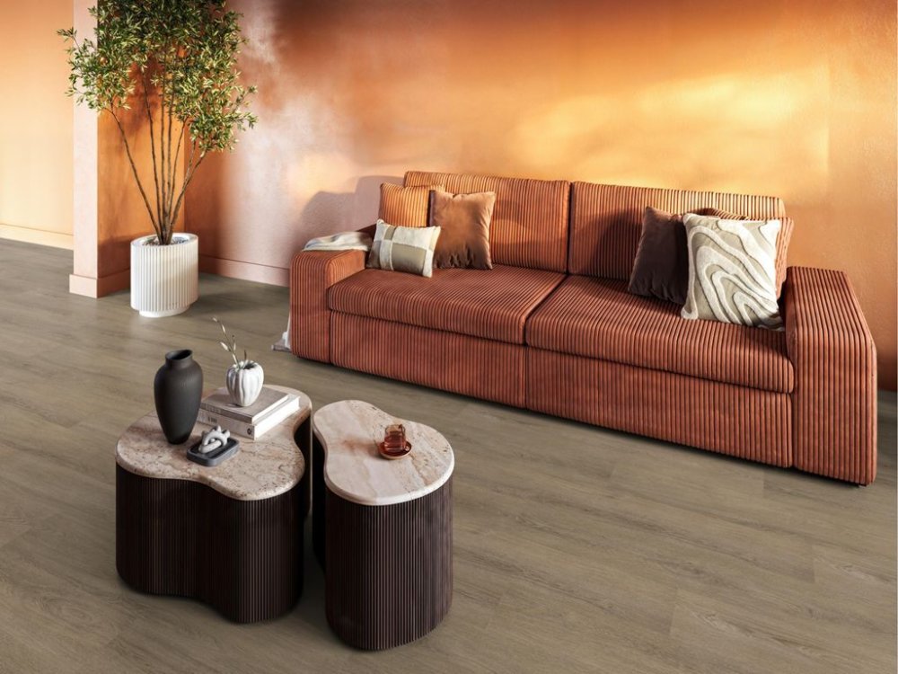 Floorlife Sutton Rechte plank Plak PVC Bruin - Floorlife