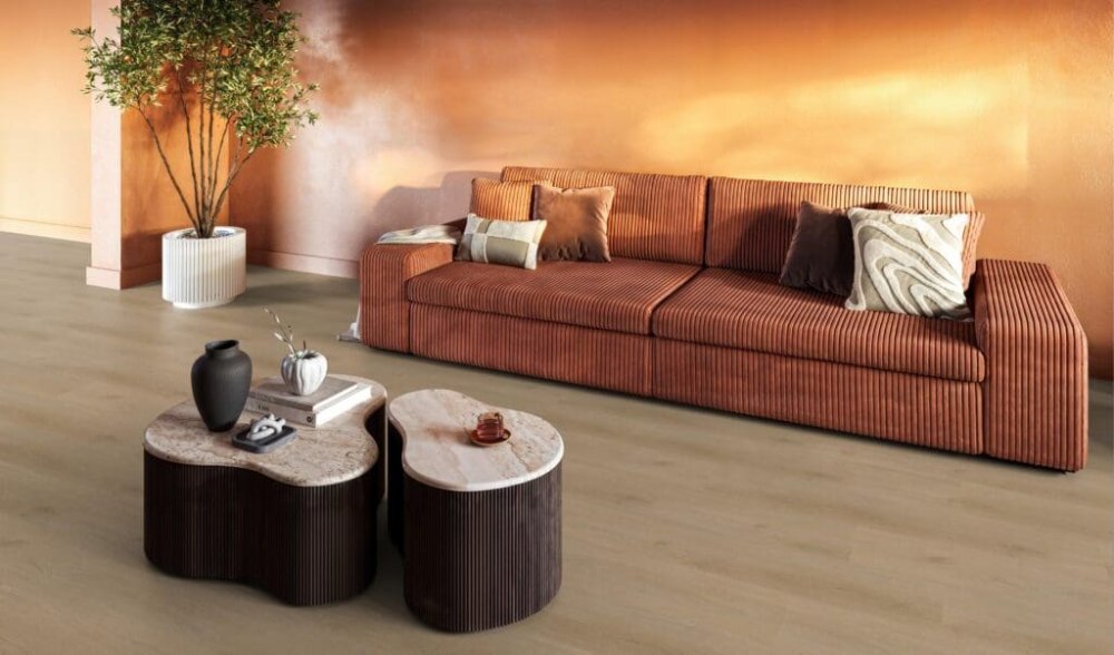Floorlife Merton Rechte plank Plak PVC Bruin - Floorlife