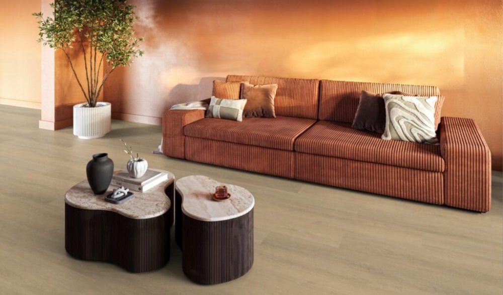 Floorlife Sutton Rechte plank Plak PVC Beige - Floorlife