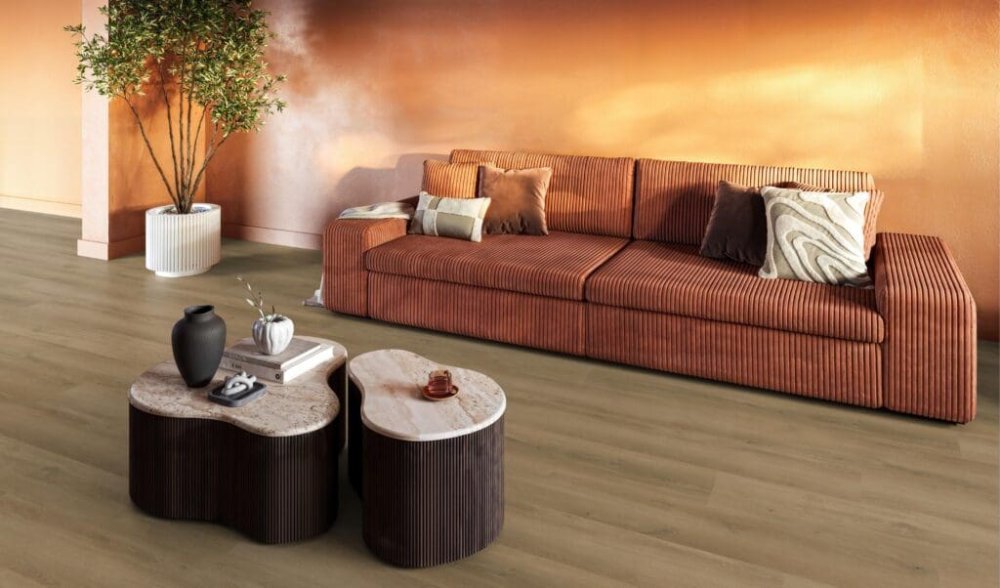 Floorlife Greenwich Rechte plank Klik PVC Bruin - Floorlife