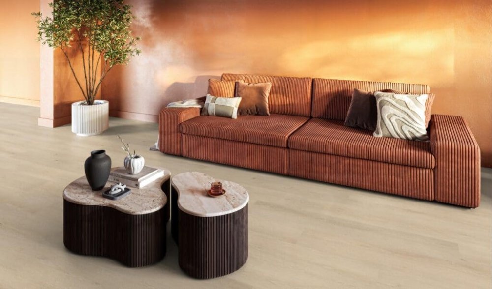Floorlife Mayfair Rechte plank Plak PVC Beige - Floorlife