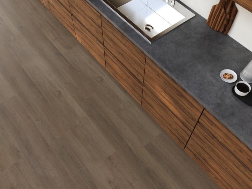 Floorlife Greenwich Rechte plank Klik PVC Bruin - Floorlife