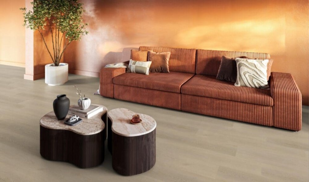 Floorlife Merton Rechte plank Plak PVC Beige - Floorlife