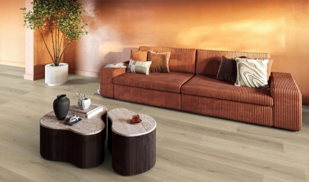 Floorlife Greenford Rechte plank Klik PVC Beige - Floorlife