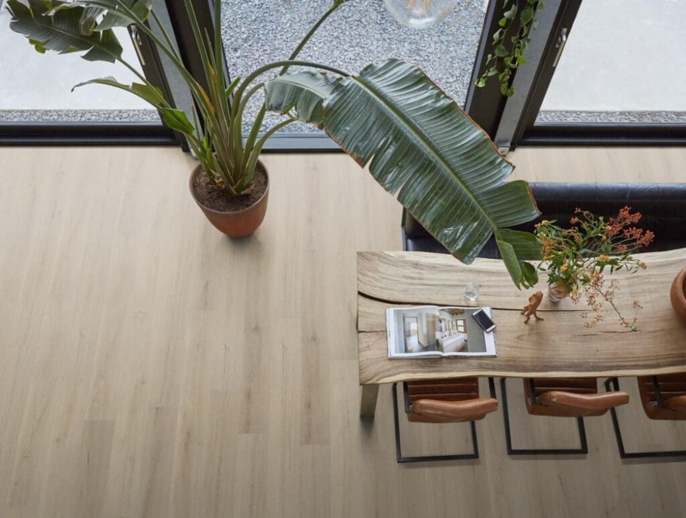 Floorlife Greenford Rechte plank Plak PVC Beige