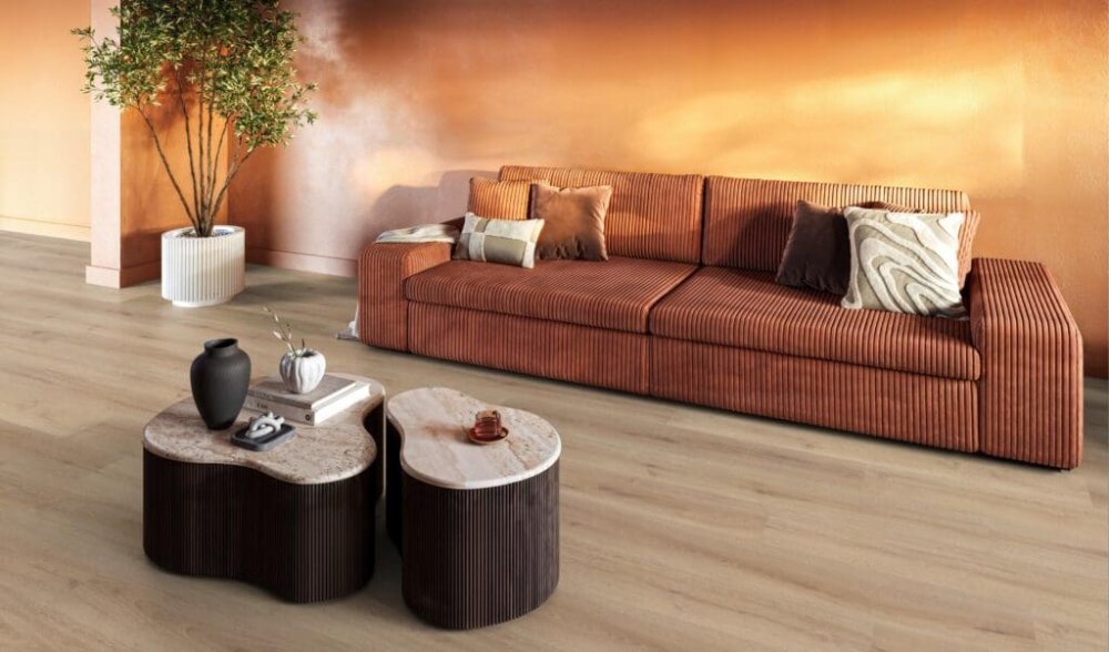 Floorlife Greenford Rechte plank Klik PVC Bruin - Floorlife