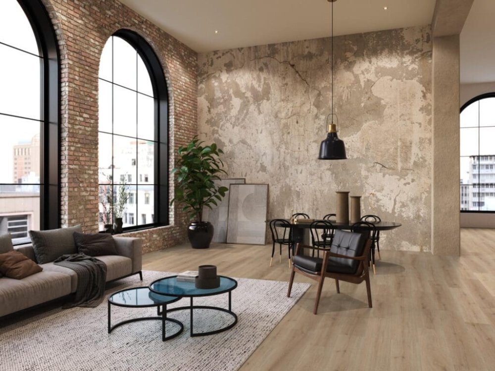 Floorlife Greenford Rechte plank Klik PVC Bruin - Floorlife
