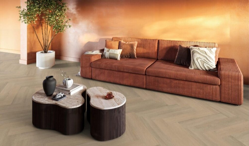 Floorlife YUP Sutton Rechte plank Plak PVC Beige - Floorlife