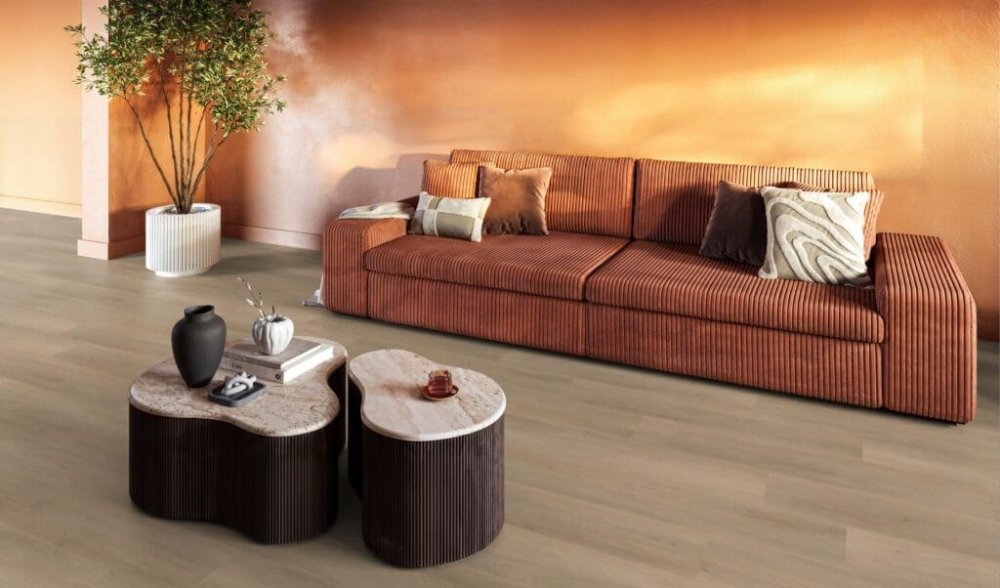 Floorlife Newham Rechte plank Plak PVC Beige - Floorlife