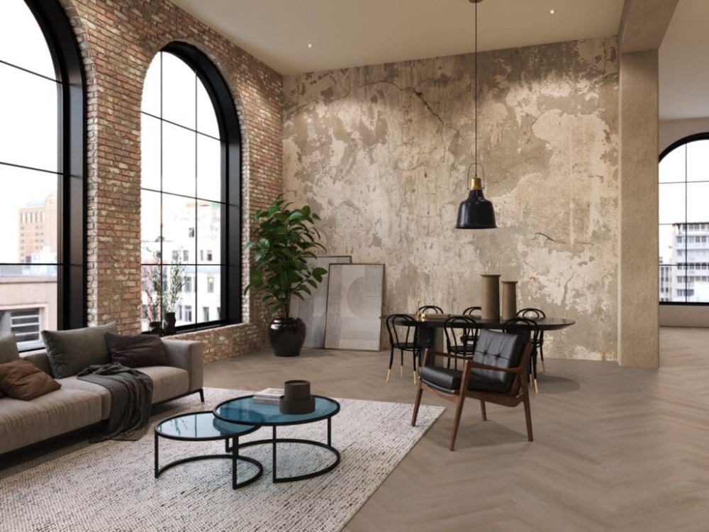 Floorlife YUP Merton Rechte plank Plak PVC Bruin - Floorlife