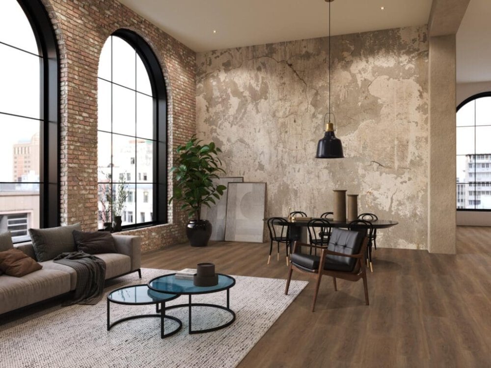 Floorlife Parramatta Rechte plank Plak PVC Bruin - Floorlife