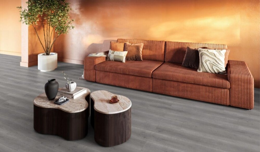 Floorlife Queens Rechte plank Laminaat Grijs - Floorlife