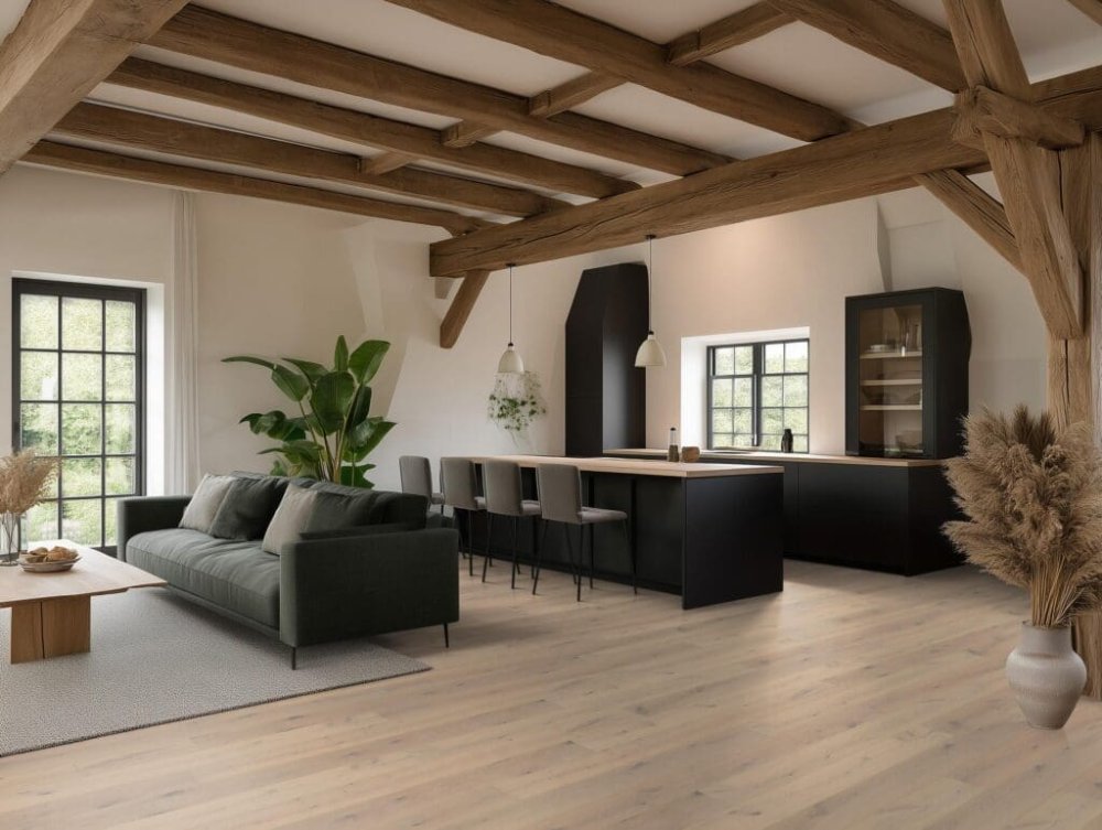 Floorlife Venice Rechte plank Parket Wit - Floorlife