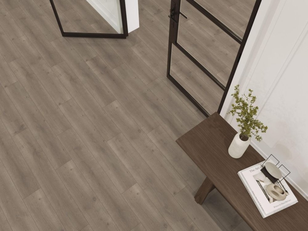 Floorlife Queens Rechte plank Laminaat Grijs - Floorlife