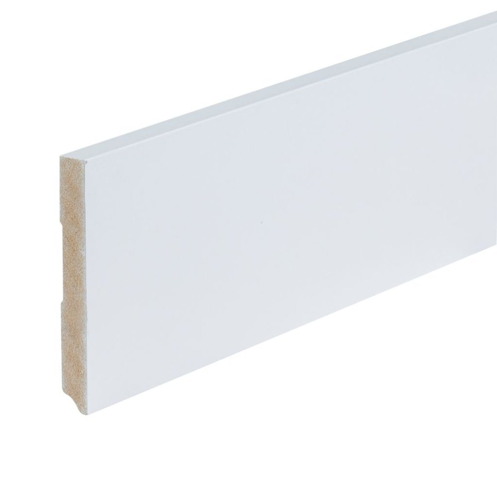 Co-pro gelakte plint amsterdam wit RAL 9016 120x15