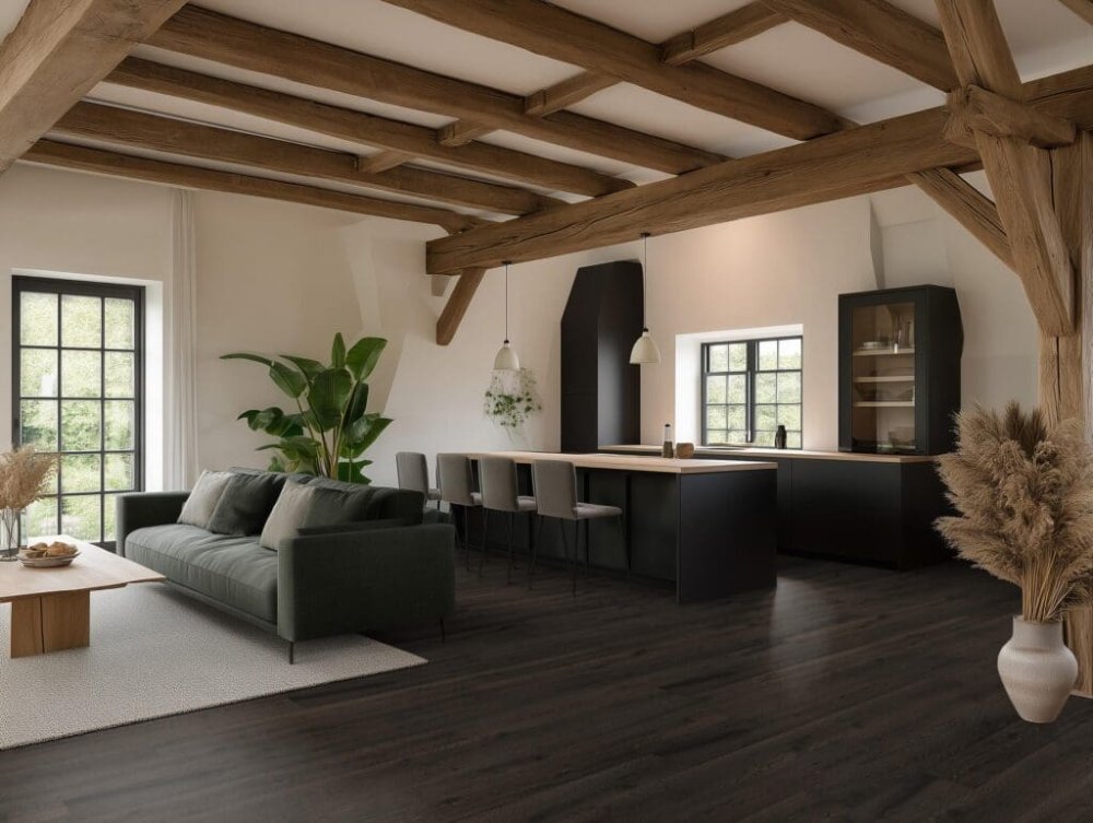 Floorlife Woodland Rechte plank Parket Bruin - Floorlife