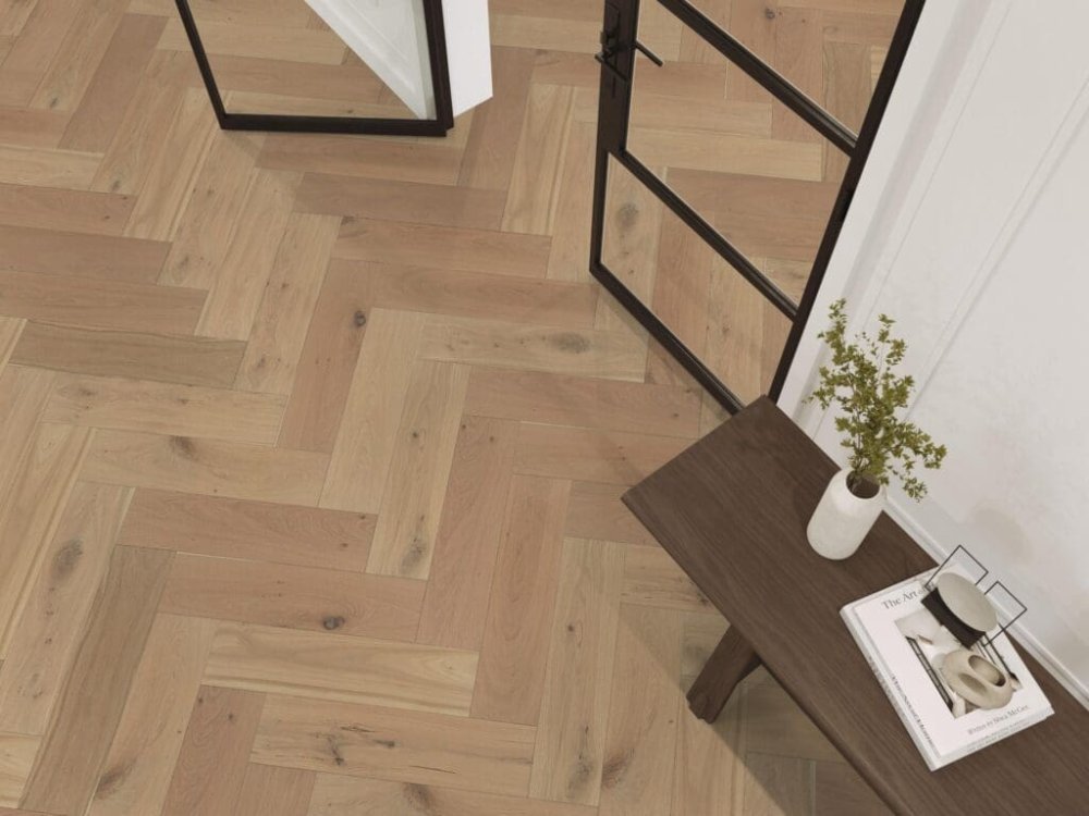 Floorlife Reseda Visgraat Parket Naturel - Floorlife