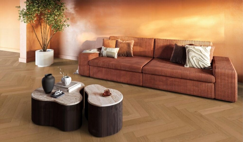 Floorlife Van Nuys Visgraat Parket Naturel