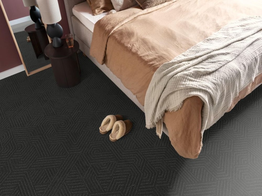 Infinity Geometric antraciet 0205 | 400cm - Ambiant